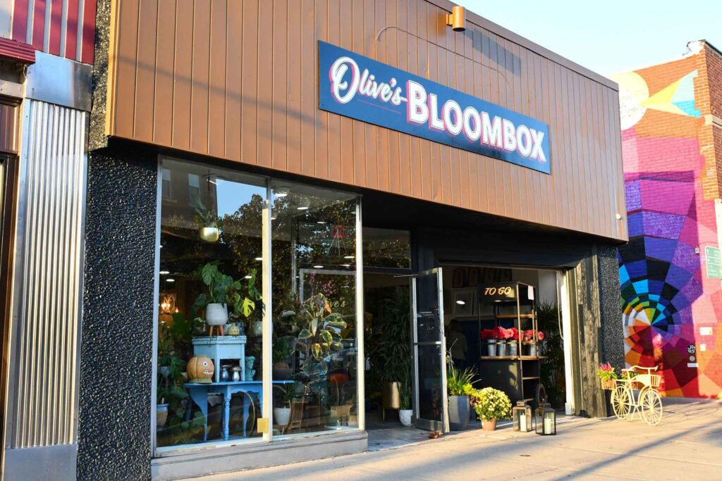 olive's bloombox full service florist in downtown ferndale MI